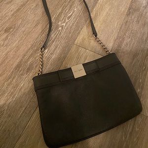 Kate Spade Cross body black bag with a bow